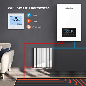High Quality Elektrikli Kombi Combination Boiler for 3 <b>Bed</b> Room Flat 24KW Wireless WIFI Control Manufacturer Price - Product Image 3