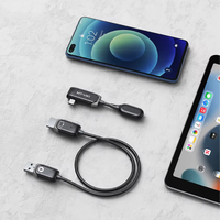 Dispositivo de Transmisión Inalámbrica Tipo C Plug and Play de 50 m y 1080P para Android, iPhone, iPad, Laptop con Windows a Pantalla HDMI