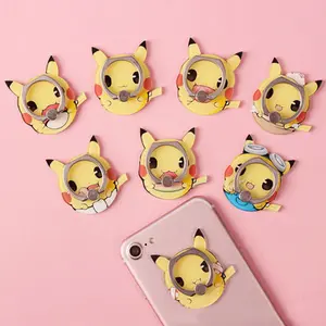 Ring Telefoon Stand Pikachu Cartoon Desktop Acryl Telefoon Stand Gift Customization