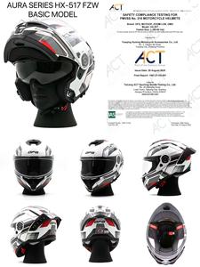 Casco de Motocicleta Modular Unisex Abatible, Impermeable, con Certificación DOT, Visera Doble de PC, <span class=keywords><strong>Cascos</strong></span> Para Moto, Casque Moto - Product Image 2