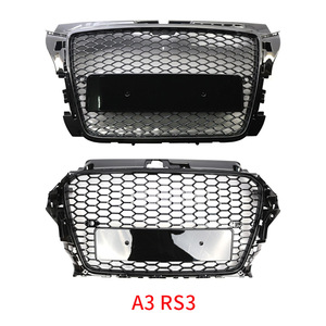 Grille de pare-chocs avant nid d'abeille Audi A3 RS3, remplacement en plastique ABS, version européenne - Product Image 1
