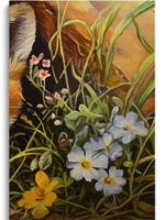 Pintura por Números de 3 Paneles para Adultos, Kit de Pintura al Óleo Digital DIY de 3 Piezas con un Lindo Zorro en un Paisaje, Ideal para Regalo