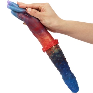 FAAK New Double Head <b>Dildo</b> Lesbian Sex Toy Erotic Sexy Toy Fist Sex Silicone Double Ended <b>Dildo</b> Multi-color Long <b>Dildo</b> - Product Image 5