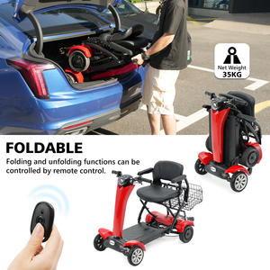 Handicapped Outdoor Mobility Scooter Hidoes P1 App Remote Control Auto Folding Disabled Lightweight Uk Eu Us Warehouse Hd-p1 Fol - Product Image 5
