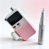 Machine à ongles électrique professionnelle rechargeable haute puissance avec moteur sans balais 35000 tr/min pour le nail art