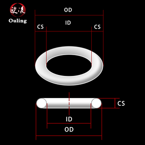 Trắng Silicone O Ring máy giặt độ đàn hồi tốt vmq con dấu Độ dày <span class=keywords><strong>C</strong></span>ổ Phiếu cs1.5mm od23/24/25/26/27/28/29/30/32/33mm cho khá<span class=keywords><strong>c</strong></span> nhau - Product Image 3