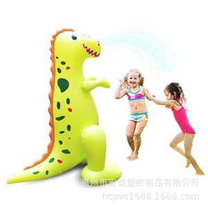 Fontaine gonflable dinosaure Hongcheng 180cm, jet d'eau, jeu extérieur pour adolescents - Product Image 5