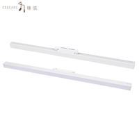 Rail lumineux magnétique LED COB moderne avec projecteurs DC48V, construction en aluminium pour plafond tendu