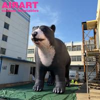 ballon gonflable en forme d'ours brun sauvage