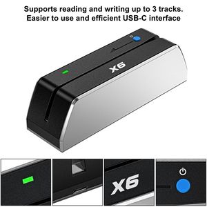 4G wifi NFC tout en un lecteur de carte de crédit terminal <span class=keywords><strong>paiement</strong></span> machine MSRX6 MSRX6BT blueteeth lecteur de carte écrivain - Product Image 3
