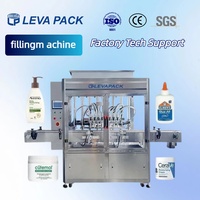 Machine de remplissage semi-automatique pour sauces chili, colle, pâtes, lotions et liquides visqueux, pour l'industrie alimentaire et cosmétique