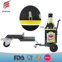 2024 seau à glace extérieur robuste Commercial Portable chariot baril Offest charbon de bois barbecue gril fumeur glacière avec roues