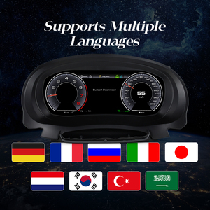 Tableau de bord numérique pour VW <span class=keywords><strong>Golf</strong></span> 6 MK6 2009-2014, cockpit d'instruments virtuel, <span class=keywords><strong>compteur</strong></span> numérique LCD, <span class=keywords><strong>compteur</strong></span> de vitesse numérique - Product Image 5