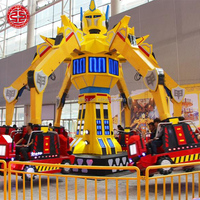 Açık oyun alanı heyecan verici yenilmez kral Kong adam eğlence parkı binmek için Robot Transformers satılık binmek