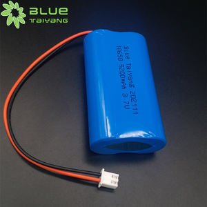 حزمة بطارية ليثيوم أيون قابلة لإعادة الشحن بسعة مخصصة 4.2 فولت 18650 1s2p 3.7 فولت 5200 مللي أمبير في الساعة - Product Image 2