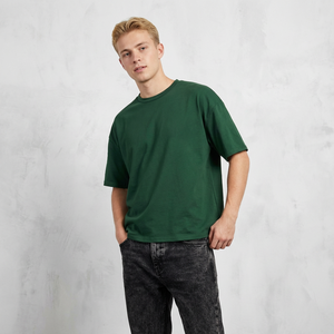 T-shirts en gros de poids lourd, personnalisez votre logo de marque, t-shirt en coton de haute qualité, t-shirt vierge pour homme, t-shirt uni décontracté pour homme - Product Image 6