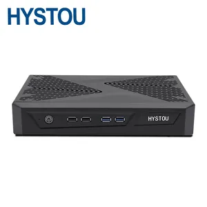 HYSTOU डेस्कटॉप गेमिंग कंप्यूटर इंटेल I9 8 कोर मिनी पीसी 11Gen GTX 1650 GDDR5 दोहरी चैनल DRR4 2HD डीपी DVI-D 4 प्रदर्शन