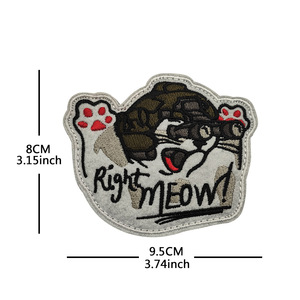 Listo para enviar: Parche bordado personalizado ecológico hecho a mano con rayas arcoíris para mochilas tácticas y prendas de vestir. - Product Image 6