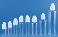 Stock en plastique contenant compte-gouttes médical souple bouteille couvercles de sécurité bon prix pour 5ml 15ml 30ml 50ml pour liquide pilule perfusion