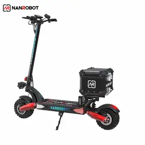 NANROBOT 2022 LS7+ 60v Fast 2400W Dual Motor Speed Fastest 50 Mph Electric Scooter