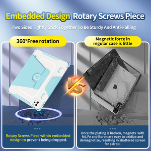 Giá đỡ xoay tương thích với <span class=keywords><strong>iPad</strong></span> Pro 11 10.9, kèm ốp bảo vệ có chức năng tự động ngủ/thức, vỏ máy tính bảng bằng da cho <span class=keywords><strong>iPad</strong></span> - Product Image 6