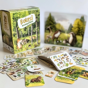 ของเล่นเกมไพ่สนุกๆสำหรับเด็กลายสัตว์<span class=keywords><strong>ป่า</strong></span>เพื่อการเรียนรู้ - Product Image 1