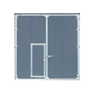 <span class=keywords><strong>Porte</strong></span> enroulable de levage verticale en acier automatique de conception moderne <span class=keywords><strong>Porte</strong></span> coulissante industrielle de quai d'entrepôt aérien Surface finie - Product Image 1