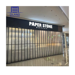 Puerta plegable transparente acrílica para escaparate, Puerta Nueva <span class=keywords><strong>de</strong></span> centro comercial, persiana <span class=keywords><strong>de</strong></span> seguridad <span class=keywords><strong>de</strong></span> policarbonato, puerta plegable antirrobo - Product Image 4