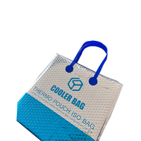 Sacs isothermes réutilisables avec poignée en feuille d'aluminium pour livraison de repas chauds ou froids, courses et garde-manger, personnalisables