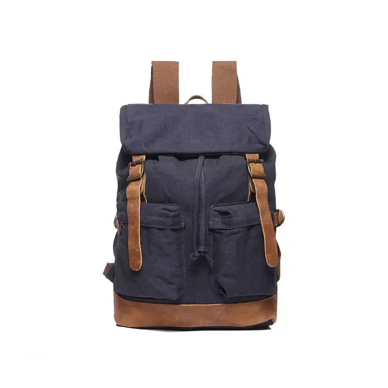 YD-1998 Durable Outdoor Hiking men designer Canvas Rucksack Drawstring Backpack