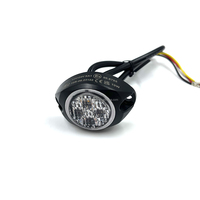 Feux de signalisation cachés homologués UKCA ECE R65 Classe 1 R10, 12 Watts, feux stroboscopiques pour voiture LTD325, deux têtes lumineuses synchronisées, clignotants LED