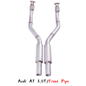 Tuyau de descente Offre Spéciale <span class=keywords><strong>Audi</strong></span> <span class=keywords><strong>A6</strong></span> A7 3.0T embout d'échappement Catback tuyau de descente du système d'échappement Valvetronic avec de bons sons - Product Image 4