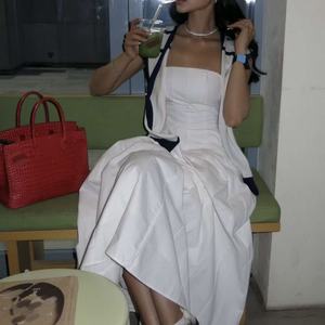 Vestido de Novia Blanco Elegante para Mujer, Estilo Sirena, para Fiestas Nocturnas, Vestido Largo - Product Image 2