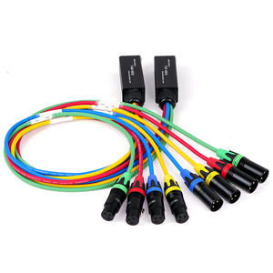 Convertidor de señal de red <span class=keywords><strong>Kannon</strong></span> MA2, Cable de red RJ45 de uno a cuatro, consola de iluminación, extensor de red, chaqueta de nailon, conector XLR - Product Image 4