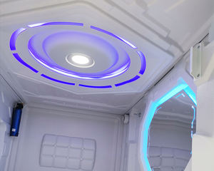 Slaapcapsulehotelkamer met verticale capsulebedden voor appartementen - Product Image 5