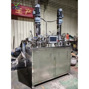 Réacteur de laboratoire <span class=keywords><strong>100lL</strong></span> à double enveloppe en acier inoxydable Réacteur chimique pour mastic adhésif et caoutchouc R & D - Product Image 2