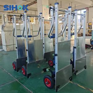 الصين الألومنيوم ليثيوم أيون الكهربائية متسلق درج اليد عربة تسوق بعجلتين متسلق درج الكهربائية عربة للأحمال الثقيلة البضائع - Product Image 4