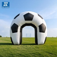 Ballon de football et de basketball gonflables pour la décoration d'événements sportifs, tunnel d'entrée gonflable