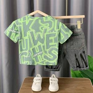 Conjunto de Ropa para Niños en Oferta, Traje Infantil, Conjunto de 2 Piezas para Niños, Camisetas y Pantalones Cortos para Niños - Product Image 6