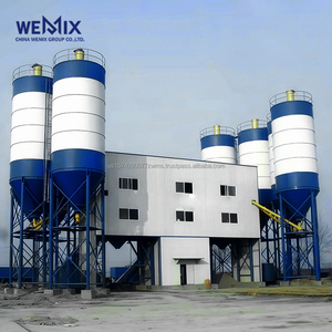 HZS180 m3/h Planta dosificadora de hormigón Línea de producción de hormigón estacionaria premezclada Maquinaria Metro cúbico Planta mezcladora de hormigón - Product Image 1