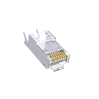 Prise RJ45 Cat6 Cat5 Rg45 en métal 8 broches Ethernet connecteur Rj45 Cat6A CAT5 connecteur de réseau de prise modulaire pour câble Cat5e Cat6