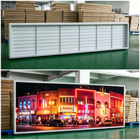 Boîte à lumière graphique en tissu 100 mm à ouverture frontale, cadre en aluminium à clipser pour textile, panneau publicitaire LED étanche pour extérieur