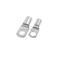 Cosses en cuivre bleu avec trou de contrôle pour câble de 4 Awg
