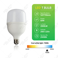 Lampe de travail LED minimaliste pour la maison et l'hôtel, 200-220V, économique, faible coût d'entretien, 50W, 2000LM
