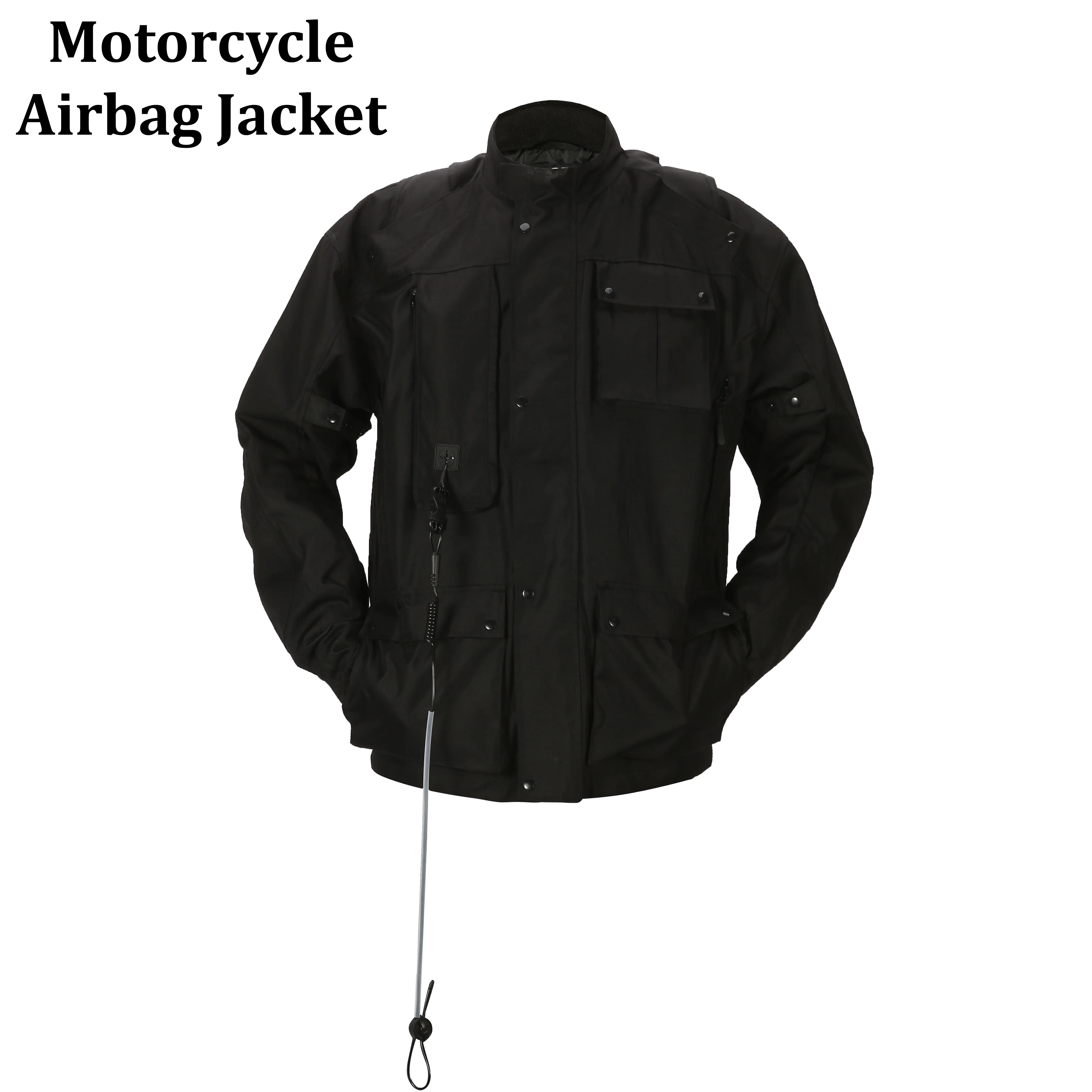 Abbigliamento sportivo da uomo personalizzato antivento riflettente antivento giacca Airbag in tessuto antivento per Moto