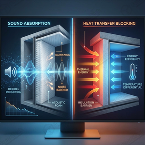 Espuma de Aislamiento Térmico y Absorción Acústica <span class=keywords><strong>para</strong></span> Interiores, Ahorro de Energía <span class=keywords><strong>para</strong></span> Hogares y Oficinas - Product Image 5