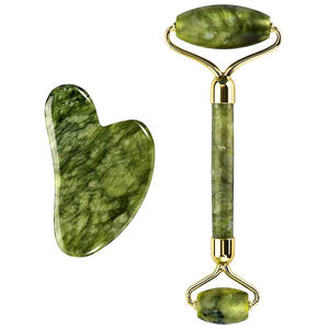 Masseur naturel pour le visage, 1 pièce, grattoir de <span class=keywords><strong>Gouache</strong></span>, masseur facial, Jade - Product Image 1