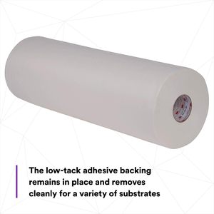 Matériau de protection anti-salissures 3M 37852 Gris 28 po x 300 pi Protection anti-surpulvérisation non tissée Usage commercial - Product Image 6