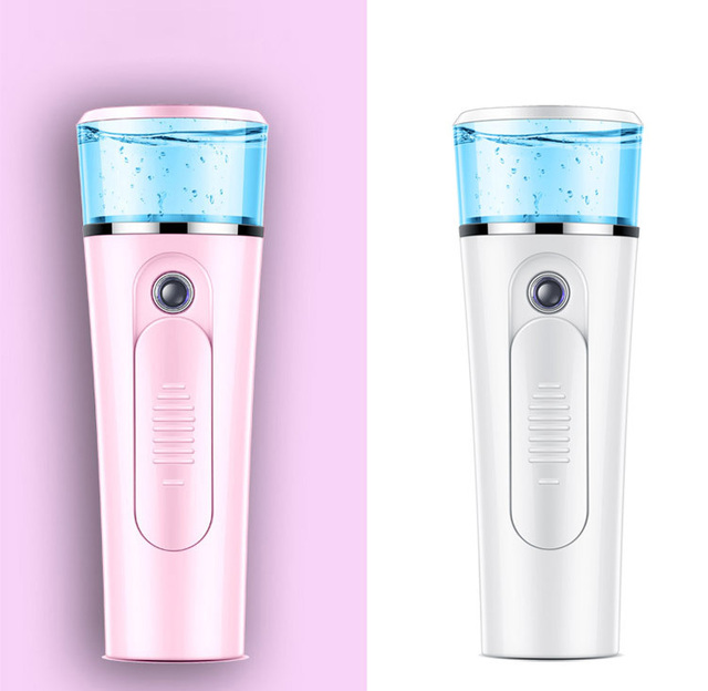 Water Refill Sprayer Alcohol Atomizer Handheld Facial Hydrating Sprayer Mini Humidifier USB Rechargeable Portable Water Sprayer