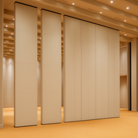 Matériel insonorisant en panneaux de fibres de bois à densité moyenne en aluminium, cloison mobile pliable, cloison de bureau en aluminium
